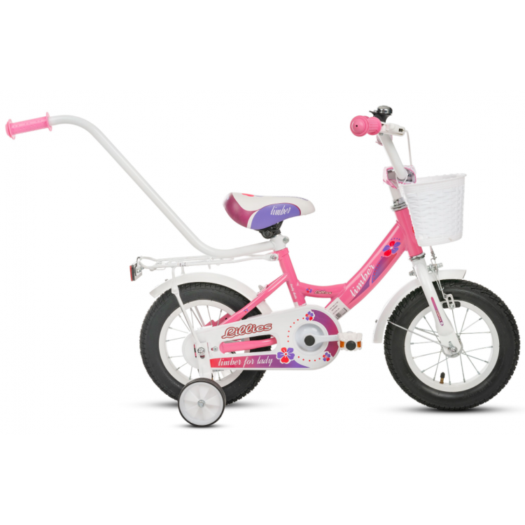Detský bicykel 12" Monteria Limber Girl Svetloružový